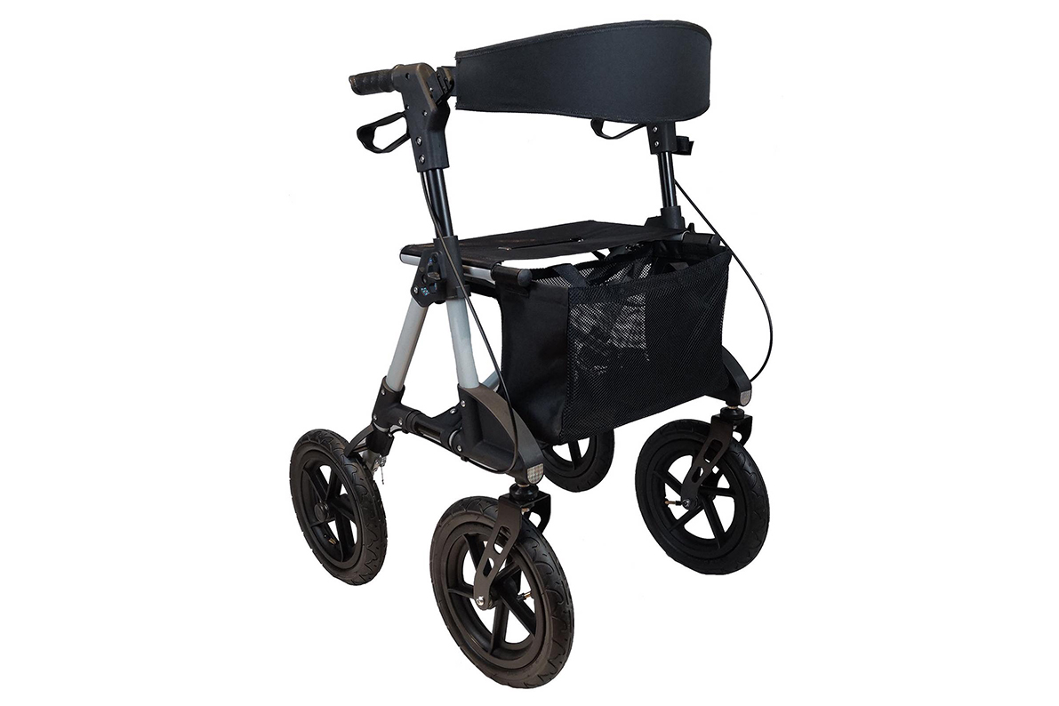 RA-RL008 Aluminium Outdoor Rollator 12" wheel